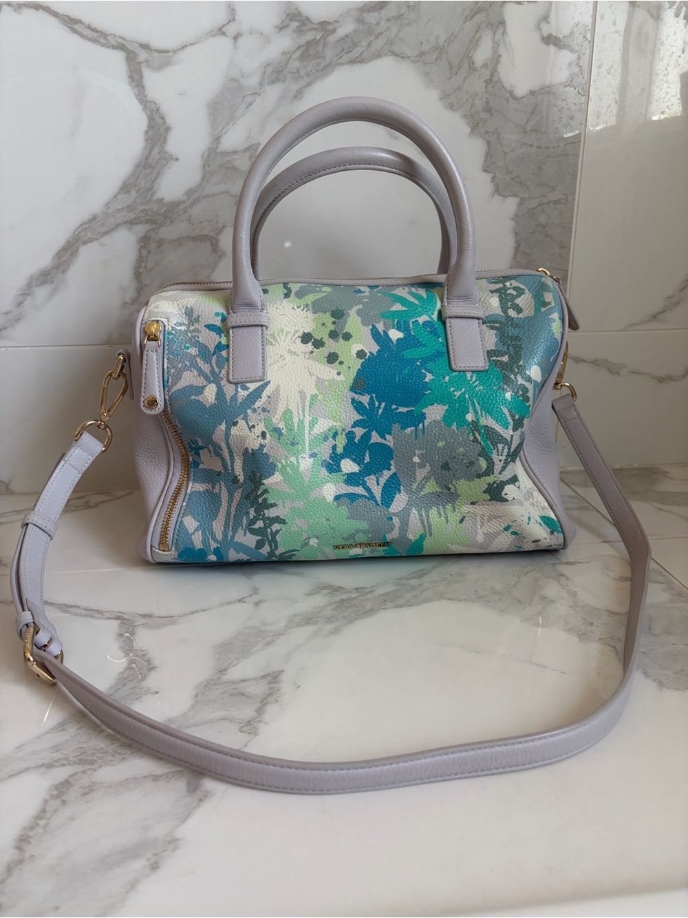 Vera Bradley Floral Marlo Satchel Handbag
